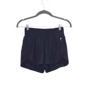 LULULEMON Tracker Short V 4" Black Lightweight Stretch Running Active Women's 4